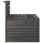 vidaXL Set Divani da Giardino su Pallet 5 pz Legno Pino Grigio Scuro