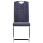 vidaXL Set Sala da Pranzo 11 pz in Similpelle Scamosciata Grigio vidaXL Set Sala da Pranzo 11 pz in Similpelle Scamosciata Grigio