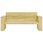 vidaXL Set Divani da Giardino 3 pz in Legno di Pino Impregnato