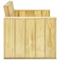 vidaXL Set Divani da Giardino 3 pz in Legno di Pino Impregnato