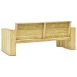 vidaXL Set Divani da Giardino 3 pz in Legno di Pino Impregnato