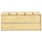 vidaXL Set Divani da Giardino 3 pz in Legno di Pino Impregnato