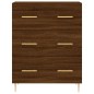 vidaXL Credenza Rovere Marrone 69,5x34x180 cm in Legno Multistrato