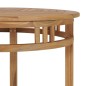 vidaXL Set da Pranzo da Giardino 3 pz in Legno Massello di Teak