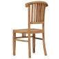 vidaXL Set da Pranzo da Giardino 3 pz in Legno Massello di Teak