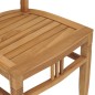 vidaXL Set da Pranzo da Giardino 3 pz in Legno Massello di Teak