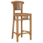 vidaXL Set da Bar da Giardino 3 pz in Legno Massello di Teak vidaXL Set da Bar da Giardino 3 pz in Legno Massello di Teak