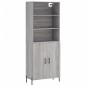 vidaXL Credenza Grigio Sonoma 69,5x34x180 cm in Legno Multistrato vidaXL Credenza Grigio Sonoma 69,5x34x180 cm in Legno Multistrato