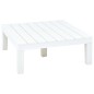 vidaXL Set Divani da Giardino 3 pz in Plastica Bianca vidaXL Set Divani da Giardino 3 pz in Plastica Bianca