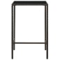 vidaXL Set da Bar da Giardino 3 pz in Polyrattan Marrone vidaXL Set da Bar da Giardino 3 pz in Polyrattan Marrone