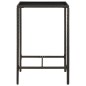 vidaXL Set da Bar da Giardino 3 pz in Polyrattan Marrone vidaXL Set da Bar da Giardino 3 pz in Polyrattan Marrone