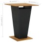 vidaXL Set da Bar da Giardino 5 pz con Cuscini in Polyrattan Nero vidaXL Set da Bar da Giardino 5 pz con Cuscini in Polyrattan Nero