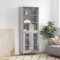 vidaXL Credenza Grigio Sonoma 69,5x34x180 cm in Legno Multistrato vidaXL Credenza Grigio Sonoma 69,5x34x180 cm in Legno Multistrato