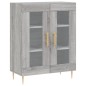 vidaXL Credenza Grigio Sonoma 69,5x34x180 cm in Legno Multistrato vidaXL Credenza Grigio Sonoma 69,5x34x180 cm in Legno Multistrato