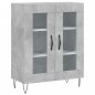 vidaXL Credenza Grigio Cemento 69,5x34x180 cm in Legno Multistrato vidaXL Credenza Grigio Cemento 69,5x34x180 cm in Legno Multistrato