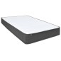 vidaXL Letto a Molle Grigio Scuro in Tessuto 160x200 cm vidaXL Letto a Molle Grigio Scuro in Tessuto 160x200 cm