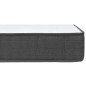 vidaXL Letto a Molle Grigio Scuro in Tessuto 160x200 cm vidaXL Letto a Molle Grigio Scuro in Tessuto 160x200 cm
