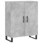 vidaXL Credenza Grigio Cemento 69,5x34x180 cm in Legno Multistrato vidaXL Credenza Grigio Cemento 69,5x34x180 cm in Legno Multistrato