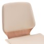 vidaXL Sedie da Pranzo 6 pz Crema in Similpelle vidaXL Sedie da Pranzo 6 pz Crema in Similpelle