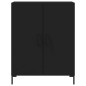 vidaXL Credenza Nera 69,5x34x180 cm in Legno Multistrato vidaXL Credenza Nera 69,5x34x180 cm in Legno Multistrato
