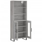 vidaXL Credenza Grigio Sonoma 69,5x34x180 cm in Legno Multistrato vidaXL Credenza Grigio Sonoma 69,5x34x180 cm in Legno Multistrato