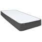 vidaXL Letto a Molle Grigio Scuro in Tessuto 180x200 cm vidaXL Letto a Molle Grigio Scuro in Tessuto 180x200 cm