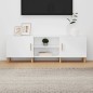 Mobile Porta TV Bianco 150x30x50 cm in Legno Multistrato Mobile Porta TV Bianco 150x30x50 cm in Legno Multistrato