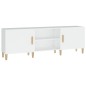 Mobile Porta TV Bianco 150x30x50 cm in Legno Multistrato Mobile Porta TV Bianco 150x30x50 cm in Legno Multistrato