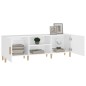 Mobile Porta TV Bianco 150x30x50 cm in Legno Multistrato Mobile Porta TV Bianco 150x30x50 cm in Legno Multistrato