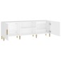 Mobile Porta TV Bianco 150x30x50 cm in Legno Multistrato Mobile Porta TV Bianco 150x30x50 cm in Legno Multistrato
