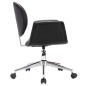 vidaXL Sedia da Ufficio Girevole Nera in Similpelle vidaXL Sedia da Ufficio Girevole Nera in Similpelle
