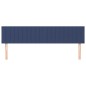 Testiera 2 pz Blu 90x5x78/88 cm in Tessuto Testiera 2 pz Blu 90x5x78/88 cm in Tessuto