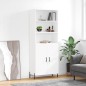 vidaXL Credenza Bianca 69,5x34x180 cm in Legno Multistrato vidaXL Credenza Bianca 69,5x34x180 cm in Legno Multistrato