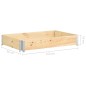 vidaXL Fioriera Rialzata 50x150 cm in Legno Massello di Pino vidaXL Fioriera Rialzata 50x150 cm in Legno Massello di Pino