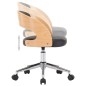 vidaXL Sedie da Pranzo Girevoli 4pz Nere in Legno Curvato e Similpelle vidaXL Sedie da Pranzo Girevoli 4pz Nere in Legno Curvato e Similpelle