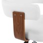 vidaXL Sedie da Pranzo Girevoli 4 pz Bianche Legno Curvo e Similpelle vidaXL Sedie da Pranzo Girevoli 4 pz Bianche Legno Curvo e Similpelle
