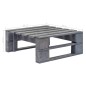 vidaXL Ottomana da Giardino Pallet in Legno di Pino Impregnato Grigio vidaXL Ottomana da Giardino Pallet in Legno di Pino Impregnato Grigio
