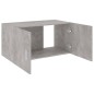 Armadietto da Parete Grigio Cemento 80x39x40 cm in Truciolato Armadietto da Parete Grigio Cemento 80x39x40 cm in Truciolato