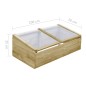 vidaXL Serre 2 pz in Legno di Pino Impregnato 100x50x35 cm vidaXL Serre 2 pz in Legno di Pino Impregnato 100x50x35 cm
