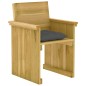 vidaXL Set Pranzo da Giardino 7pz con Cuscini Legno di Pino Impregnato vidaXL Set Pranzo da Giardino 7pz con Cuscini Legno di Pino Impregnato