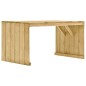 vidaXL Set Pranzo da Giardino 7pz con Cuscini Legno di Pino Impregnato vidaXL Set Pranzo da Giardino 7pz con Cuscini Legno di Pino Impregnato