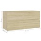 Mobile Sottolavabo Rovere Sonoma 90x38,5x45 cm in Truciolato Mobile Sottolavabo Rovere Sonoma 90x38,5x45 cm in Truciolato