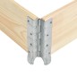 vidaXL Fioriera Rialzata 50x100 cm in Legno Massello di Pino vidaXL Fioriera Rialzata 50x100 cm in Legno Massello di Pino