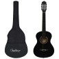 vidaXL Chitarra Classica Principianti e Bambini Custodia Nera 1/2 34" vidaXL Chitarra Classica Principianti e Bambini Custodia Nera 1/2 34"