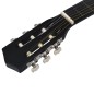 vidaXL Chitarra Classica Principianti e Bambini Custodia Nera 1/2 34" vidaXL Chitarra Classica Principianti e Bambini Custodia Nera 1/2 34"