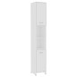 vidaXL Set Mobili da Bagno 4 pz Bianco in Legno Multistrato vidaXL Set Mobili da Bagno 4 pz Bianco in Legno Multistrato