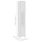 vidaXL Set Mobili da Bagno 4 pz Bianco in Legno Multistrato vidaXL Set Mobili da Bagno 4 pz Bianco in Legno Multistrato