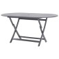 vidaXL Set da Pranzo per Giardino 9 pz Legno Massello di Acacia Grigio vidaXL Set da Pranzo per Giardino 9 pz Legno Massello di Acacia Grigio