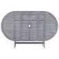 vidaXL Set da Pranzo per Giardino 9 pz Legno Massello di Acacia Grigio vidaXL Set da Pranzo per Giardino 9 pz Legno Massello di Acacia Grigio