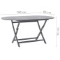 vidaXL Set da Pranzo per Giardino 9 pz Legno Massello di Acacia Grigio vidaXL Set da Pranzo per Giardino 9 pz Legno Massello di Acacia Grigio
